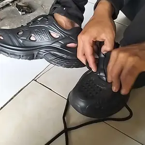 LEMOMO Sepatu Sandal Pria Outdoor  34-45 Sandal Sepatu Olahraga Pria dan Wanita Kets Luar Ruangan Bahan Karet EVA Elastis Empuk Antislip dan Ringan Size 34-44