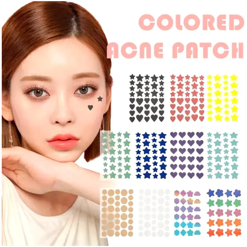 *COD* Acne patch lucu Pimple Patch Penghilang Jerawat Acnes Spot Care Plester Jerawat Acne Treatment 36 buah stiker jerawat Cute Star/Heart 0