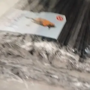 sedotan higenis steril hitam isi 250 pcs Ujung Lancip 6mm x 20cm murah sekali pakai