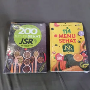 PAKET 2 BUKU. 200 RESEP SEHAT JSR & 114 MENU SEHAT JSR. by. dr. Zaidul Akbar . BEST SELLER