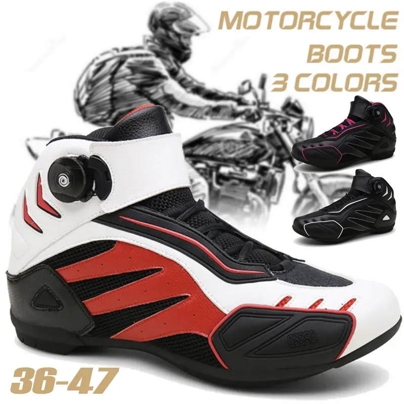 Flat Bottom Riding Shoes Men's Bicycle Motorcycle Shoes Road Bicycle Sports Shoes Outdoor Motorcycle Shoes Large Size 36-49