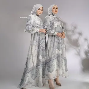 NADHEERA LUXURY - CHANDRAMAYYA DRESS DAN MIDI BRILIANT WHITE STYLE 1,3 DAN 4 BAJU BUSANA MUSLIM TERBARU LEBARAN 2026