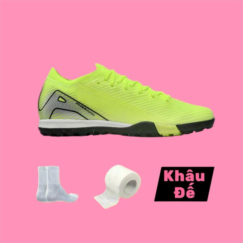 ( TẤT + BĂNG CUỐN + KHÂU ĐẾ + HỘP ) Giày Bóng Đá Me cua ri ô. Va - Pô 16 E.LÍT - LOẠI 1 ( Đệm lỗ khí ) - Cổ Chun. Đế Bám Sân, Nhiều màu khác nhau