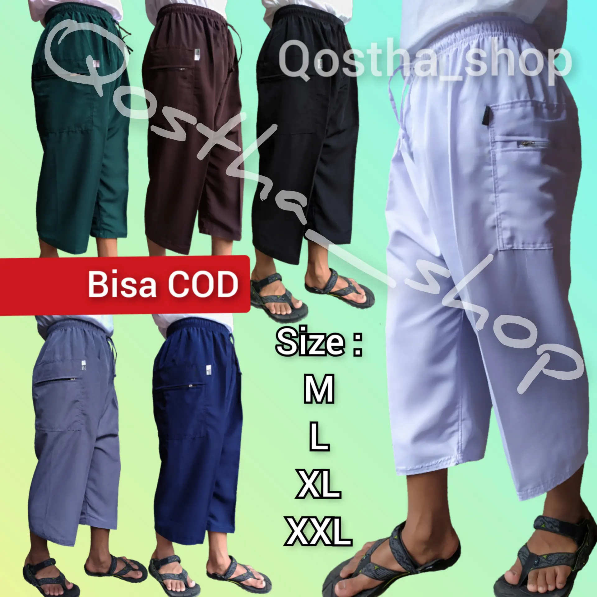 CELANA SIRWAL PANGSI KOMPRANG HAJI SONTOG PRIA DEWASA Muslim