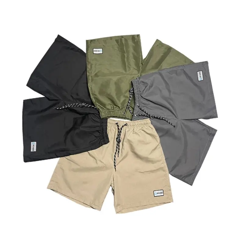 Celana Pendek Boardshort PAKET 4PCS Distro Premium Santai Lembut  Surfing Nyaman - Sport  Fit Boxer Pantai Olahraga Pria  Army Panjang 0