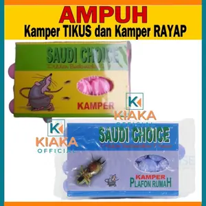 Kamper Tikus Kecoa Rayap SAUDI CHOICE 40 gram Sangat Ampuh Mengusir Kapur Barus Pengusir Super Ampuh