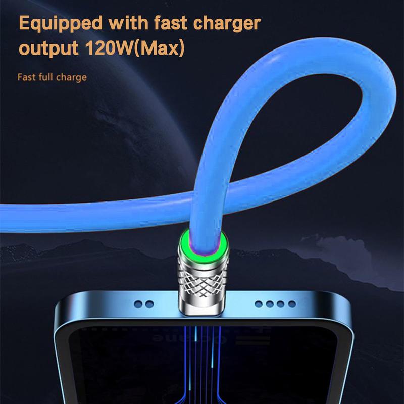 Product Introduction of BROWEY  Multi Charging Cable, 3 in 1 Charger Cord, 60W USB-C Fast Charge, 4ft Multiple USB Cable Universal Charging Cord with iOS/Type-C/Micro USB, for Phones, iPad, MacBook 3
