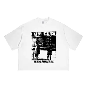 Emptythree Boxy Tshirt 16s Katun Hitam Anak