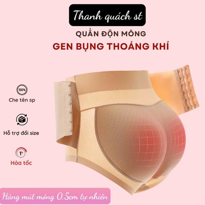 Quần lót nữ nâng độn vòng 3 cạp cao gen bụng định hình thiết kế thông hơi siêu thoáng mát