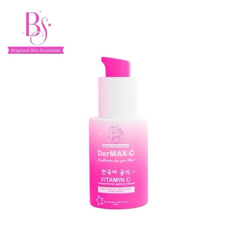 BRIGHTEST SKIN DERMAX C VIT C SERUM 15ml Radiance Ampoule Brightening ...