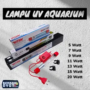 Lampu UV Anti Lumut 5 Watt - Mencegah Lumut di Aquarium