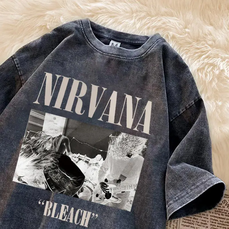 A0854 t shirt kaos washed retro baju kaos wanita oversize ootd
