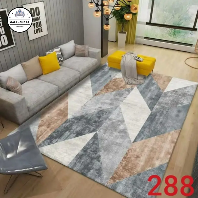 WallHome Karpet Lantai Eropa Import Polyester 100X150cm 5