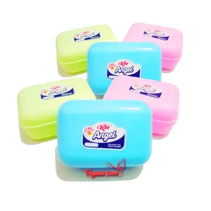 Angel Tempat Sabun Mandi Murah Kotak Sabun Batangan Desain Unik Plastik Praktis 10cm x 7cm x 4,5cm Cocok untuk Kebutuhan Sehari-hari