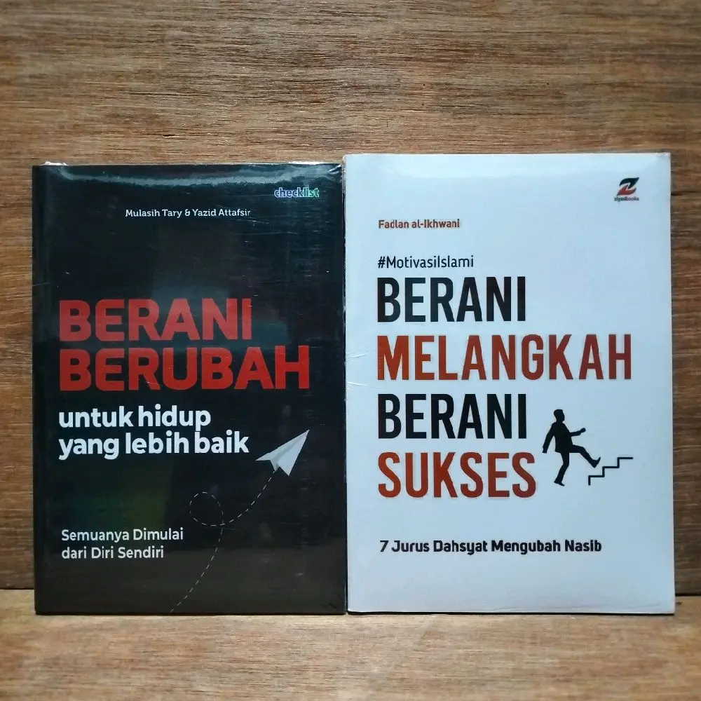 PAKET 2 BUKU MOTIVASI / BERANI BERUBAH / BERANI MELANGKAH BERANI SUKSES