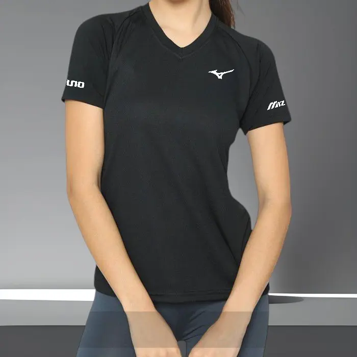 baju olahraga wanita lebgan pendek bahan premium meyerap ketingat dan halus Sport cepat kering running gym tinju Adem Bersepeda 0