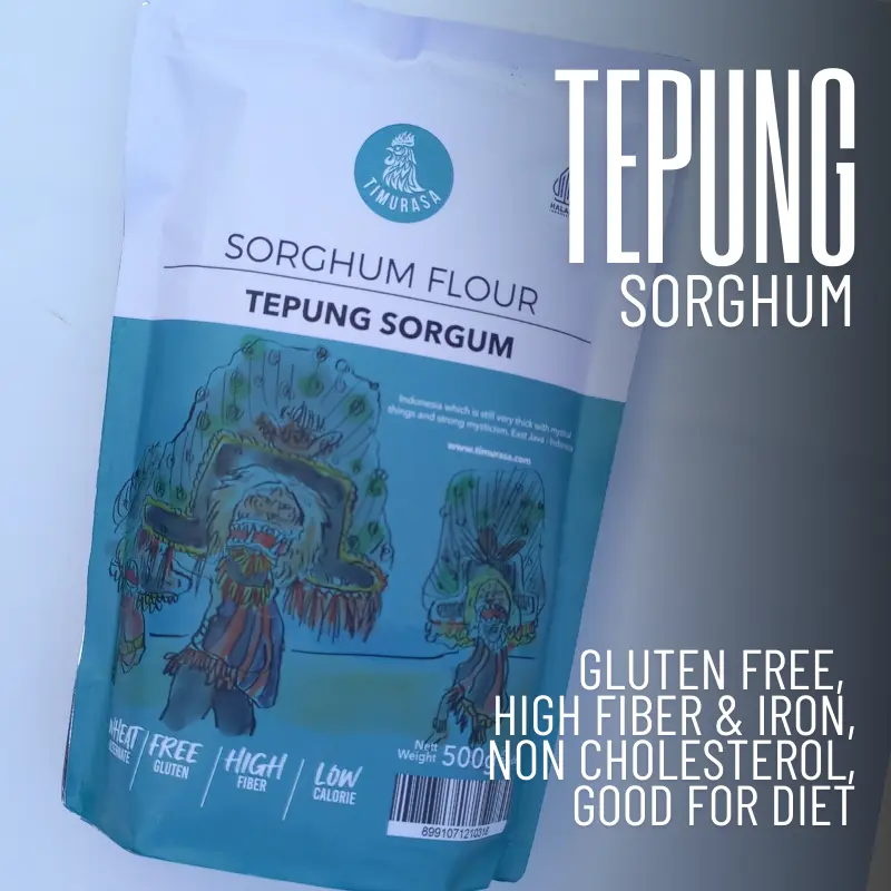 Tepung Sorgum Gluten Free Timurasa 500g: Bahan Bubuk Masakan Kaya Serat dan Sehat