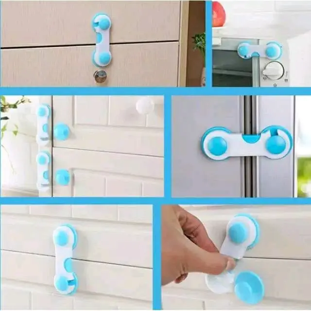 Pengaman Pintu Laci Safe Lock Pengunci Pintu Lemari Baby Safety Lock 2