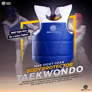 Body Protector Pelindung Badan Pelindung Dada Taekwondo Bolak Balik