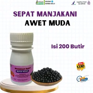 (200 Butir) Manjakani Sepat Butir Hitam Feminine Kewanitaan Hygiene