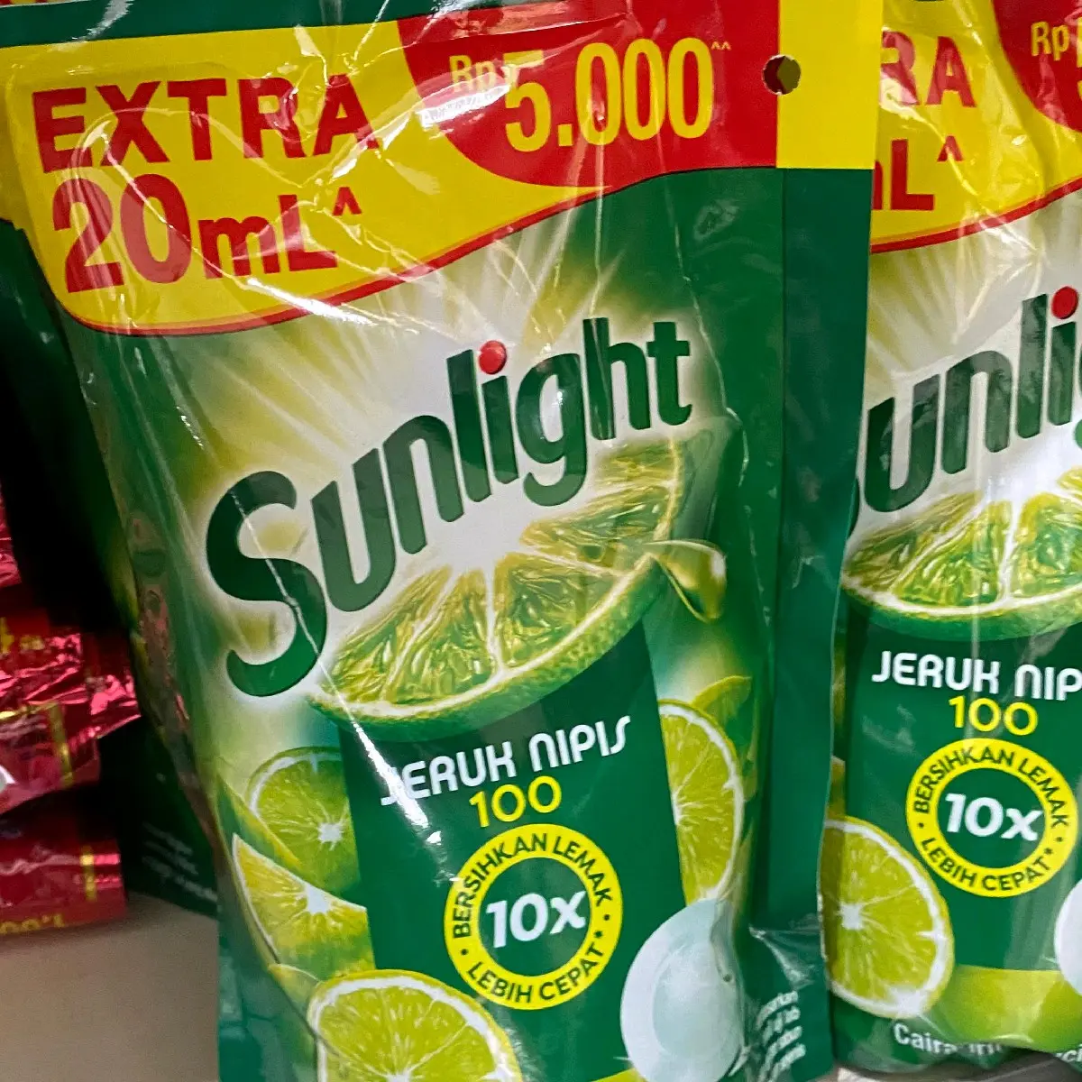 SUNLIGHT 210 ML sabun cuci piring / 5000 per 210 ml