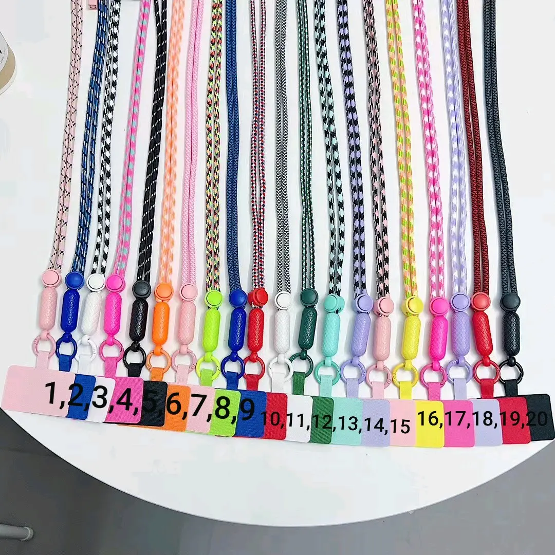tali Lanyard Nagita gantungan hp viral design tali kecil praktis warna warni bisa diatur panjang pendek sudah dengan mika warna