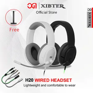 xibter H20 Headset Gaming Bass Mikrofon Headphone Surround virtual 7.1 PC