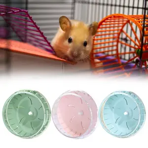 12cm/14cm Cute Pets Running Sports Exercise Wheel Safe Hamster Wheel Silent Hamster Jogging Wheel Cage Accessories