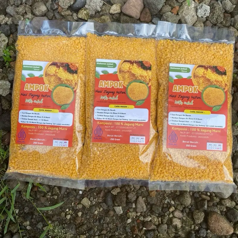 Paket makanan Legend isi 3 Macam @250gram (gatot,ampok,tiwul) 3