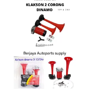 KLAKSON DINAMO 2 CORONG TEROMPET 12V&24V HIGH QUALIT MOBIL TRUK