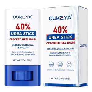 OUKEYA 40% Urea Cream20g Repairing Hydrating Moisturizing Body Hand and Foot Care Cream Stick for Dry and Rough Skin