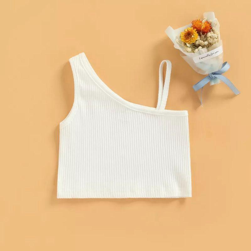 ATASAN ANAK PEREMPUAN SLEEVELESS STRAP TANK TOPS USIA 1-8th 3