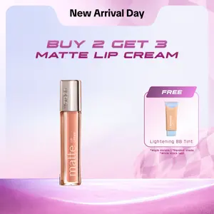 WARDAH Lip Cream - Matte Lip Cream 4 g Warna Intense dan Tahan Lama Matte Finish Teksture Creamy Liptint Lip Stain Lipstik Lip Tint Lip Matte Lipstick Lipcream Glossy Longlasting Waterproof Tahan Lama Two Tone Lip - Makeup