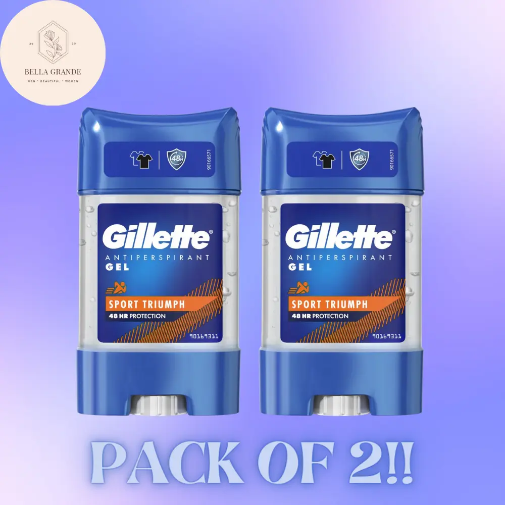 Gillette Antiperspirant Gel 48 HR Deodorant, Sport Triumph - Mini Size, Travel Friendly