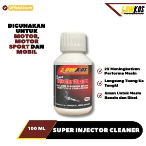 Pembersih Injeksi Kendaraan Super Injector Cleaner Lowkos 100 ML Tuang Tangki