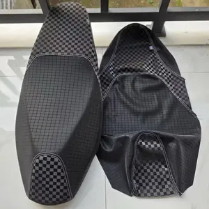 kulit jok motor sarung jok motor terbaru motif bahan V3 SALUR MIX CATUR JAHIT TENGA  MOTOR vario,mio,supra,nmax,pcx,vega,jupiter.