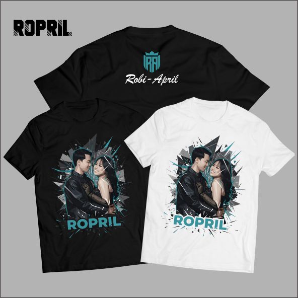 KAOS ROPRIL Dangdut Academy dede april Robi Katun  Nyaman KUALITAS DISTRO KAIN TEBAL COMBED 24s PREMIUM Wanita Oblong Sablon Baju Atasan