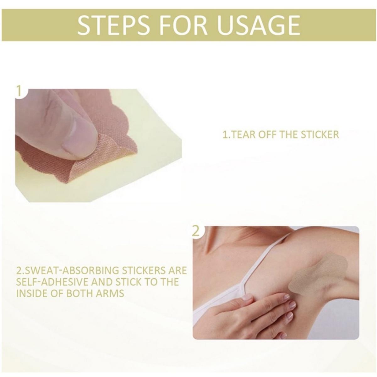 "Isi 10 Buah Pembalut Ketiak Penyerap Keringat Stickers, Pad Ketiak Kain Elastis , Anti Basah Anti Bau, Mencegah Keringat Meresap ke Kaos, Cocok untuk Orang Rentan Berkeringat "