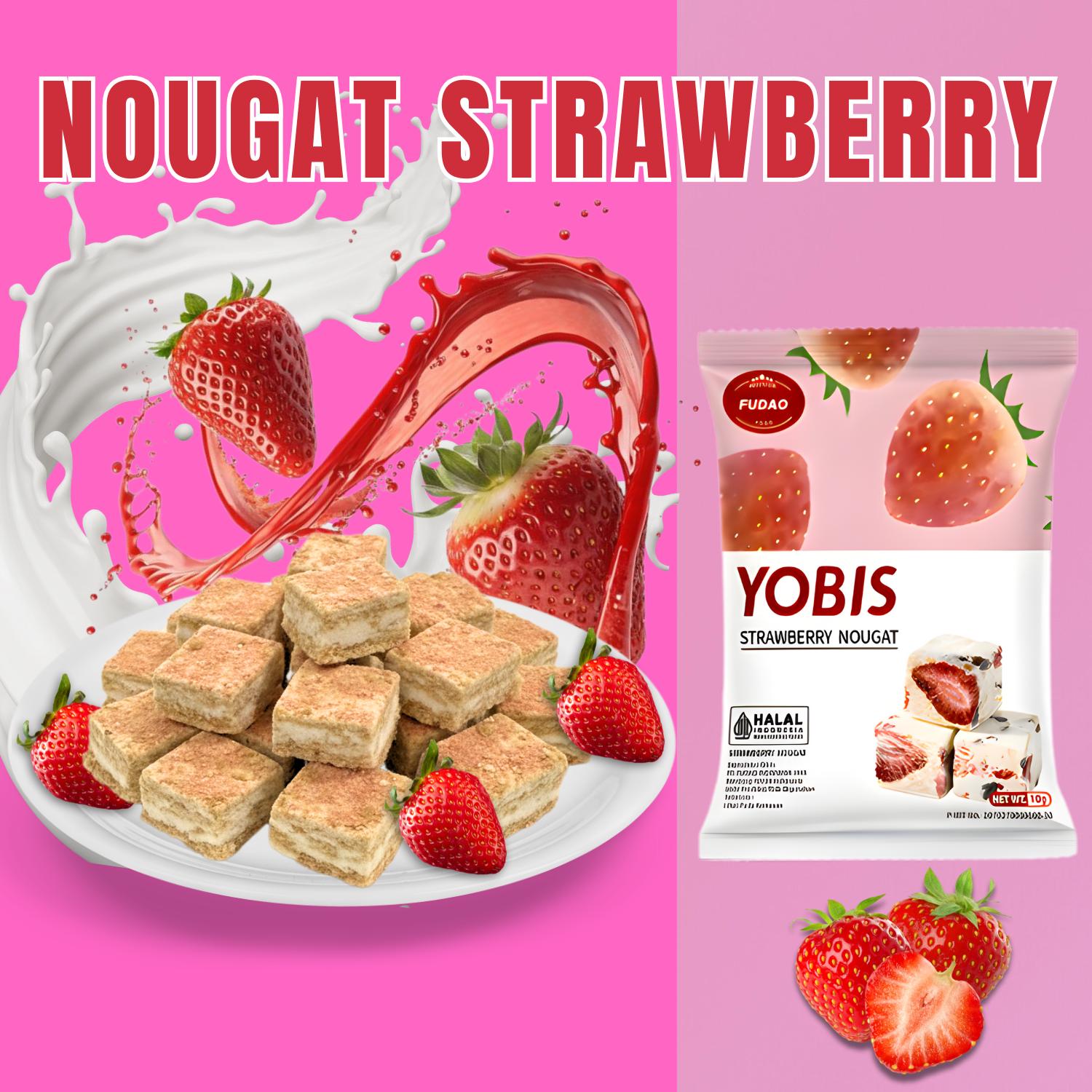 COD (Halal) Buah Nougat Crisp ukuran besar/28pcs Nougat Crisp/Stawberry/Matcha/Coklat/Cranberry/camilan/promo murah/buah kering/biskuit/camilan renyah dan lembut/snack premium halal/hadiah COD (Halal) Buah Nougat Crisp ukuran besar/28pcs Nougat Crisp/Stawberry/Matcha/Coklat/Cranberry/camilan/promo murah/buah kering/biskuit/camilan renyah dan lembut/snack premium halal/hadiah