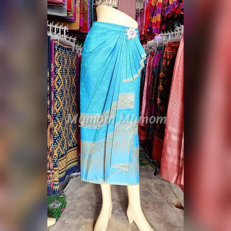 Product Introduction of ผ้าถุงตัดเย็บสำเร็จรูปพร้อมใส่ ผ้าถุงป้าย ขนาดฟรีไซส์ เป็นงานทอทั้งผืน ไม่พิมพ์ลาย ไม่อัดกาว 12