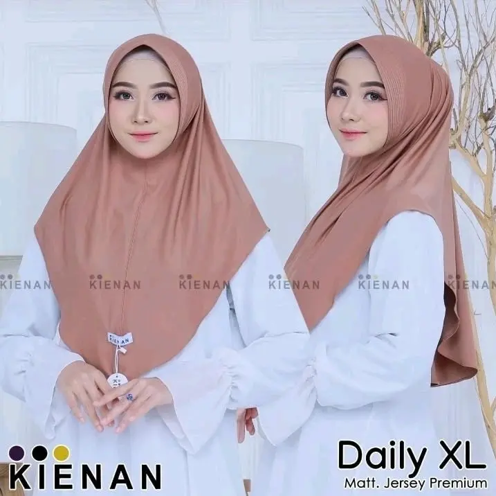 Kienan XL / Jilbab Sprot Kienan Instan - Model Terbaru - Kerudung, Muslim, Simple