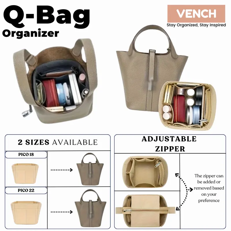 Q-Bag Pico Dual in Bag Organizer / Hamock inner Bag / Drawstring Dual in Bag / Daleman Tas Serut Wanita 0