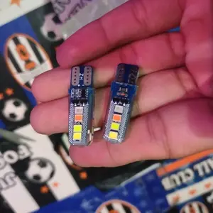 LAMPU SEIN SENJA LED T10 4 WARNA RUNNING 8 RGB SENJA SEIN FLASH JELLY-T10 4 WARNA UNIVERSAL