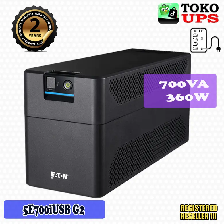 UPS Eaton 5E700i USB Gen2 700VA 360W 5E700 5E700iUSB 4x C13 Output