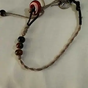 【Wei Sha】Gelang gesper perdamaian amber anak laki  perempuan gelang tenun tangan B832