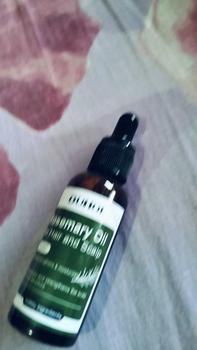 Product Review of Rosemary hair oil hair tonic penumbuh rambut dengan cepat dan botak tebal serum rambut rontok Hair growth serum Minyak from B**a 3