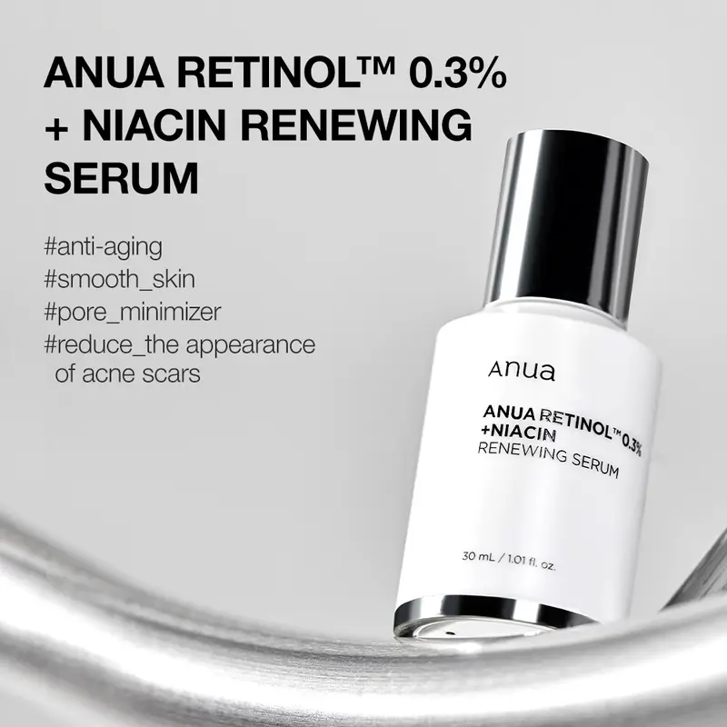 ANUA Retinol 0.3% + Niacin Renewing Serum 30ml 2