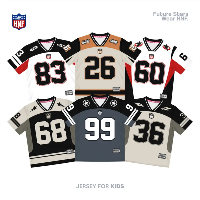 Jersey Anak Laki Laki DryFit Milano Full Printing Casual Rugby Retro Streetwear Vintage Hockey Usia 2-10thn - Sport 0