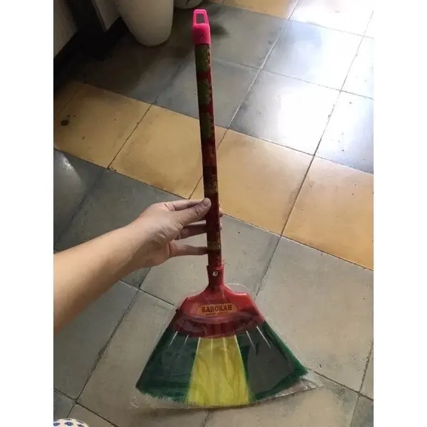 Sapu Mini Senar Ijuk dan Rayung / Sapu Mini untuk Pertanian dan Perkebunan Gagang 2
