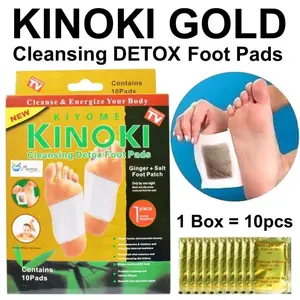 PROMO Kinoki Gold Foot Patch Koyo Detox HandMasker Kaki 1 Box isi 10pcs